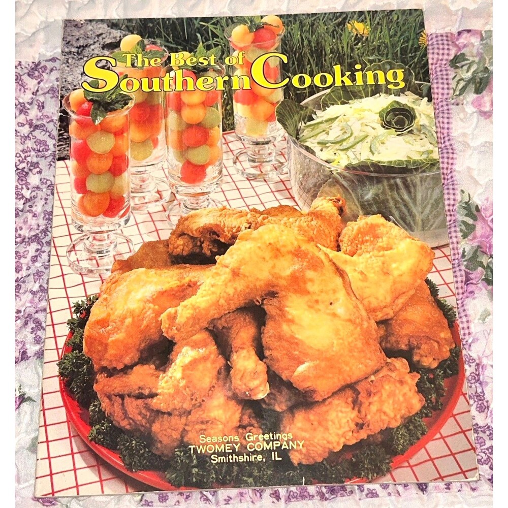 Vtg Cookbook- The Best Of Southern Cooking Twomey Company